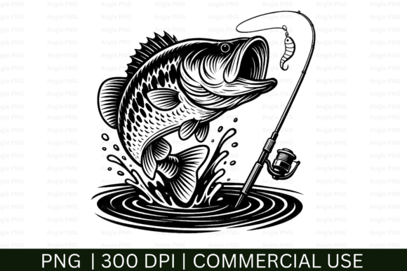 Bass Fishing, Father’s Day PNG
