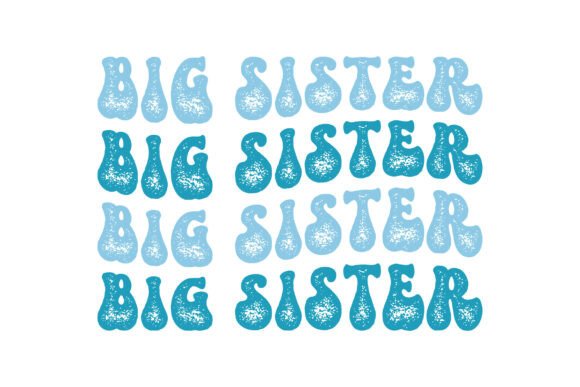 Big Sister Svg, Sister Png, Retro Sister