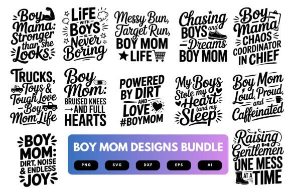 Boy Mom SVG Bundle Review