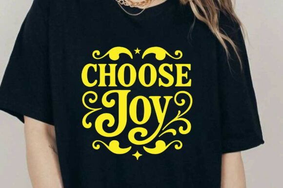 Choose Joy SVG, Retro Motivational SVG