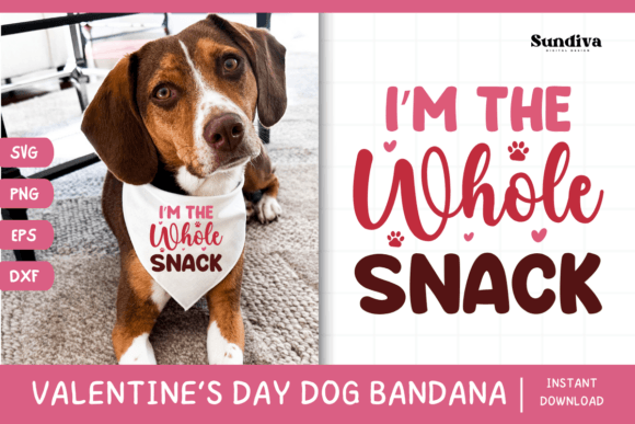 Cute Valentine's Day Dog Bandana Quote 9