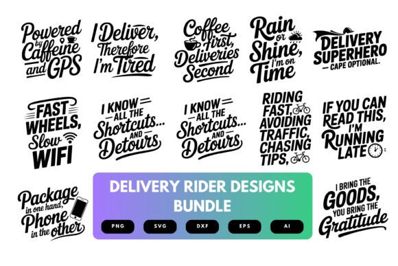Delivery Rider SVG Bundle Review