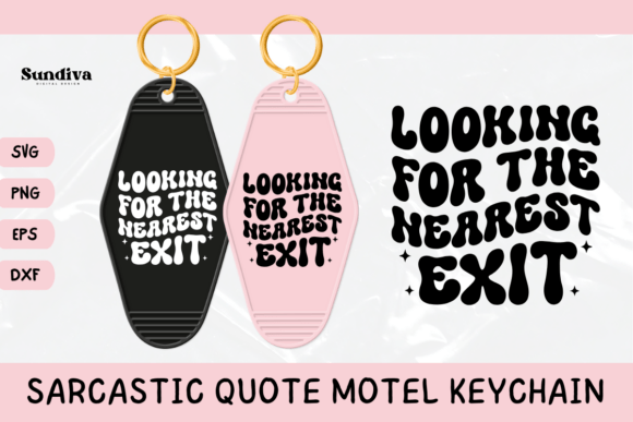 Funny Sarcastic Motel Keychain SVG 12