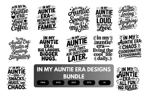 In My Auntie Era SVG Bundle
