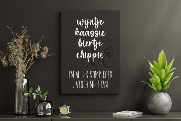 Nederlandse Poster Tekst Svg