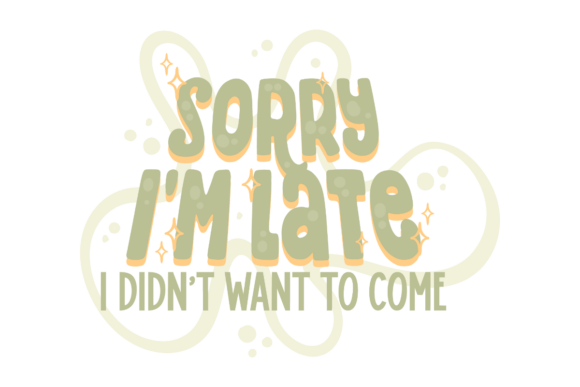 Relatable Excuse: A Bold Statement for Embroidery