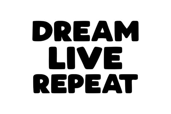 Retro Dream Live Repeat Svg