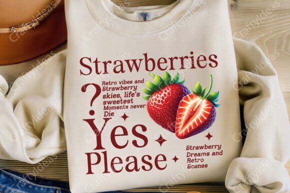 Strawberry Shirt, Aesthetic Strawberry