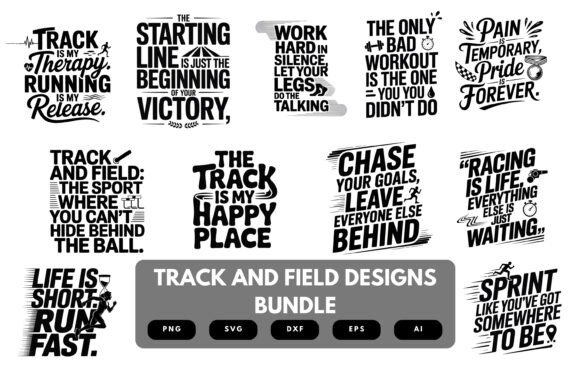 Track and Field SVG Bundle Review