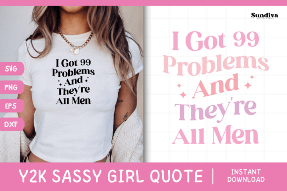 Y2K Sassy Girl Baby Tee Quote 13